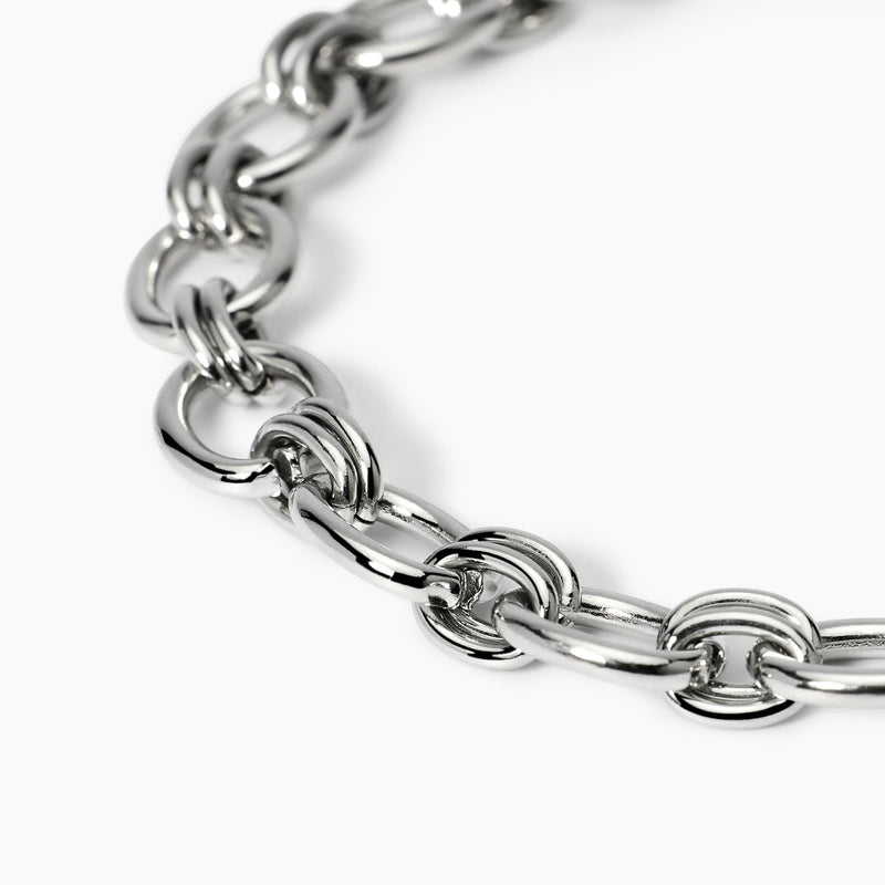 Bracciale in acciaio con catena larga Style 06