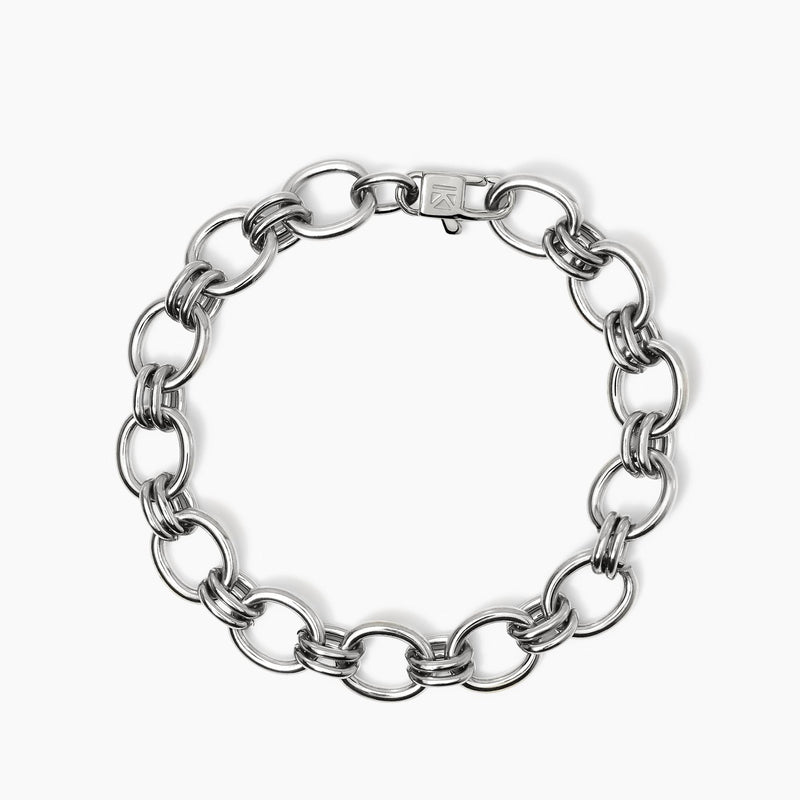Bracciale in acciaio con catena larga Style 06