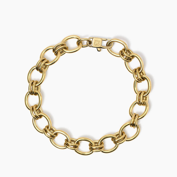 Bracciale in acciaio con catena larga Style 06