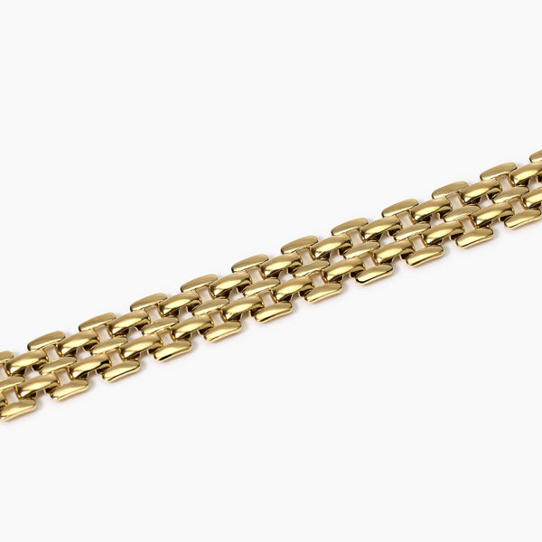 Bracciale in acciaio con catena panther Style 06