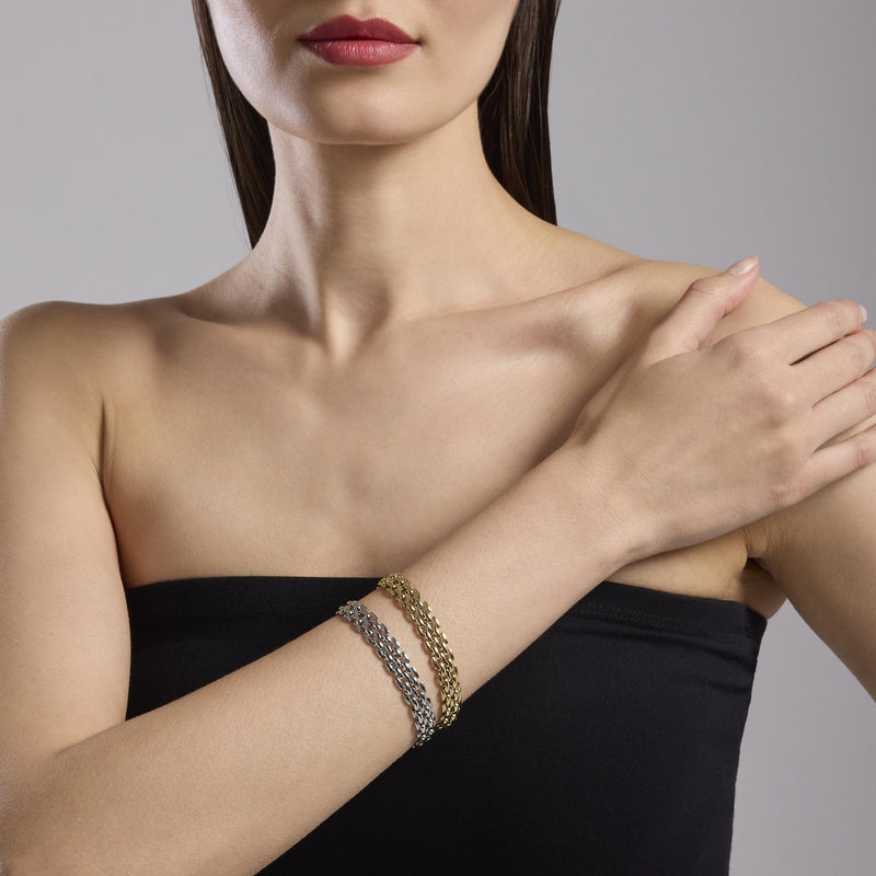 Bracciale in acciaio con catena panther Style 06