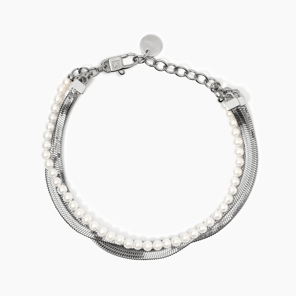 Bracciale con catena e perle conchiglia Style 14