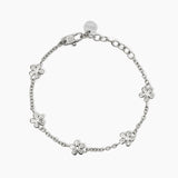 Bracciale con catena rolò e fiori Style 17