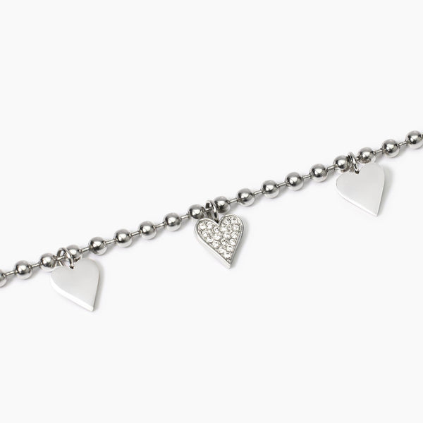 Bracciale con ciondoli cuore Style 18