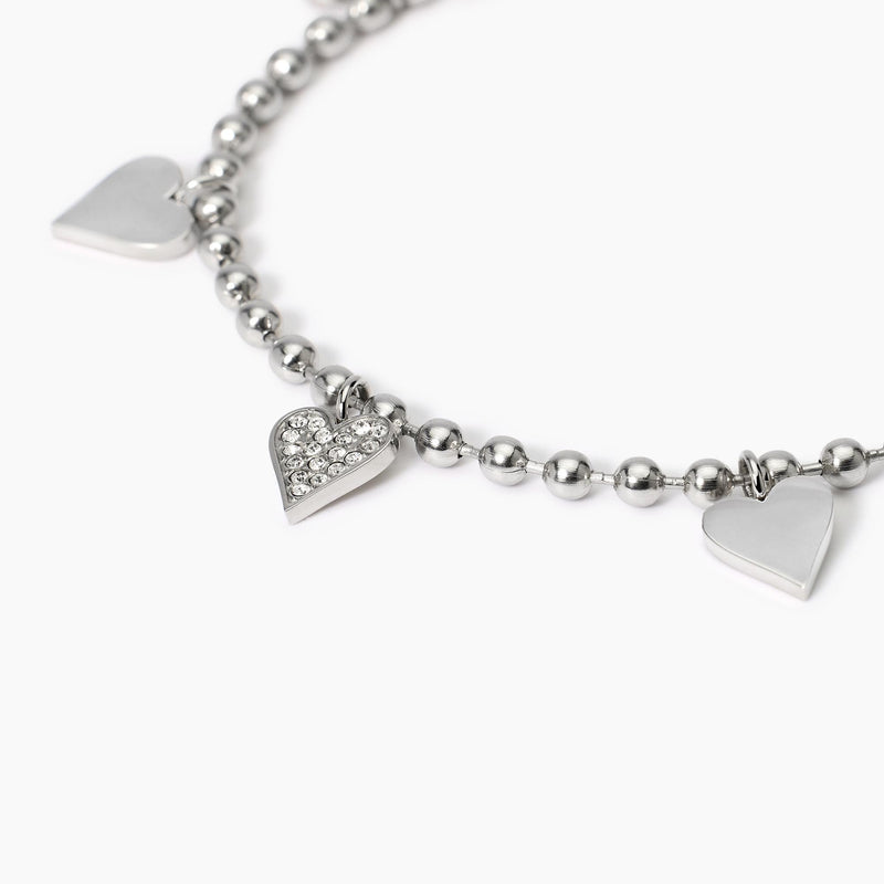 Bracciale con ciondoli cuore Style 18