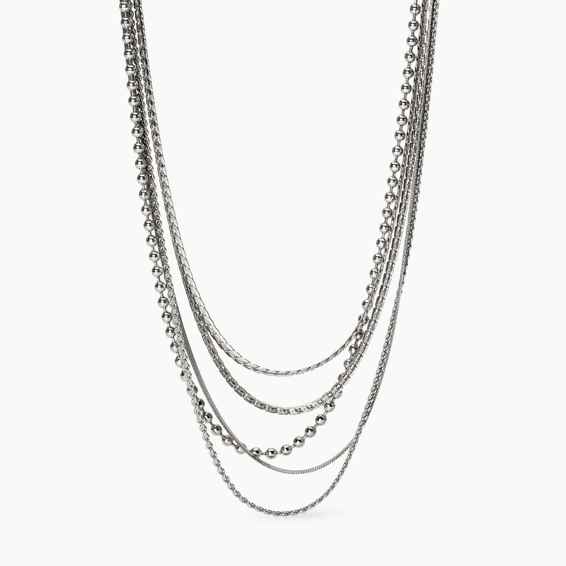 Girocollo da donna con catene multiple Style 08