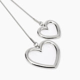Collana con catena snake e cuori Style 15