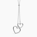 Collana con catena snake e cuori Style 15