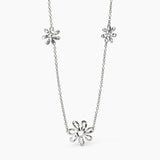 Girocollo con fiori effetto martellato Style 16