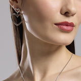 Orecchini in acciaio con cuori Style 15