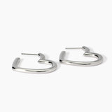 Orecchini a cerchio cuore Style 15