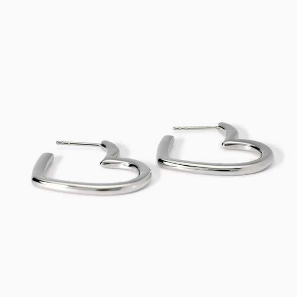 Orecchini a cerchio cuore Style 15