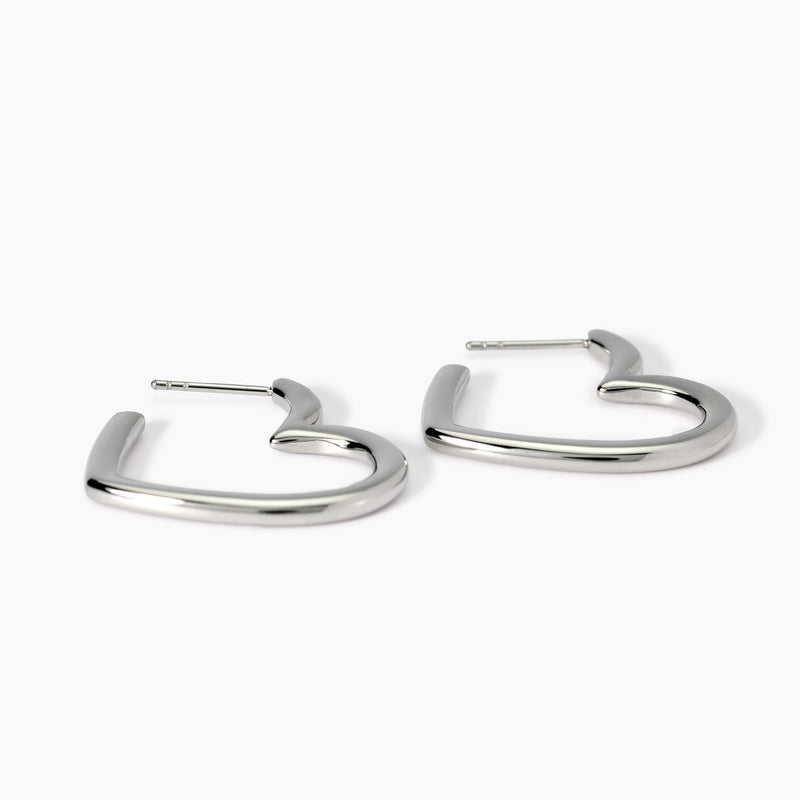 Orecchini a cerchio cuore Style 15