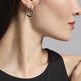 Orecchini a cerchio cuore Style 15