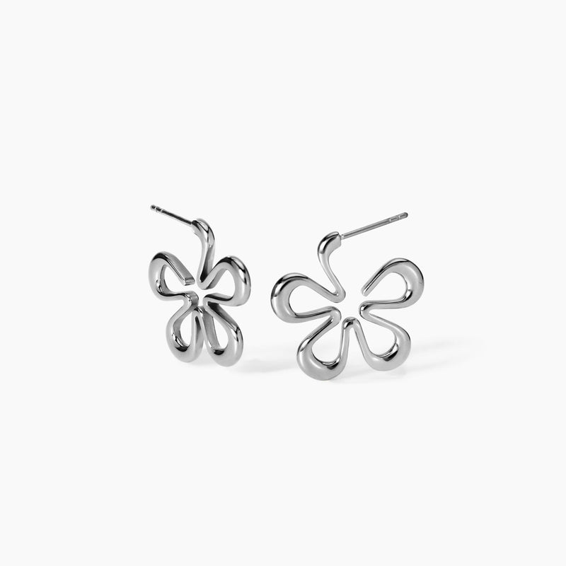 Orecchini a lobo fiore Style 17