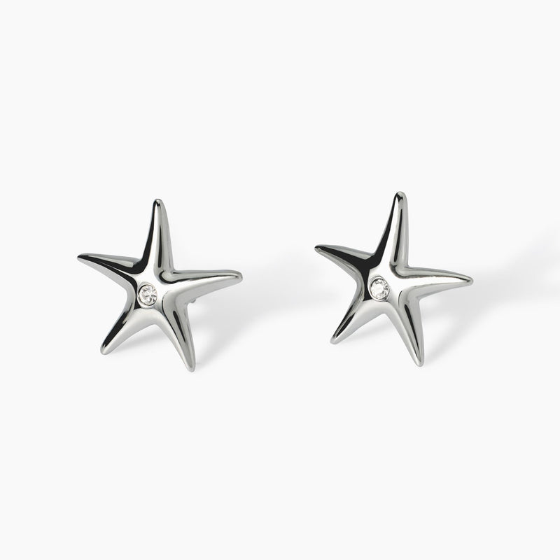 Orecchini a lobo con stella marina Style 19