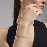 Bracciale tennis dorato componibile Milleluci