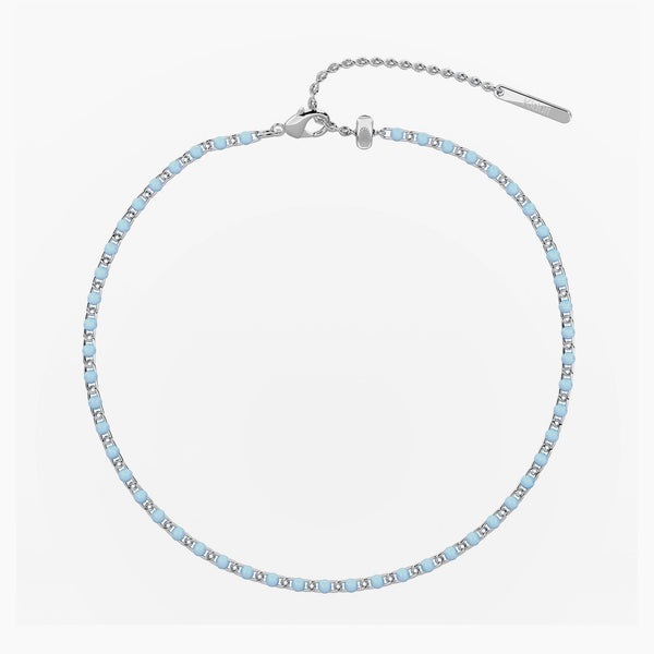 Cavigliera componibile azzurra Pop corn