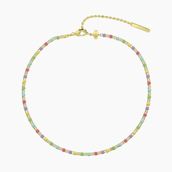 Cavigliera componibile multicolor Pop corn