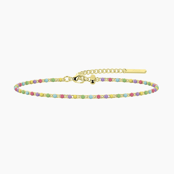 Cavigliera componibile multicolor Pop corn