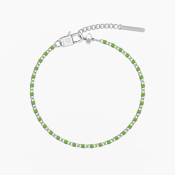 Bracciale componibile verde Pop corn