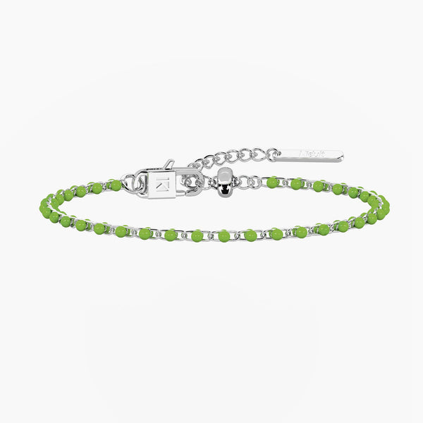 Bracciale componibile verde Pop corn
