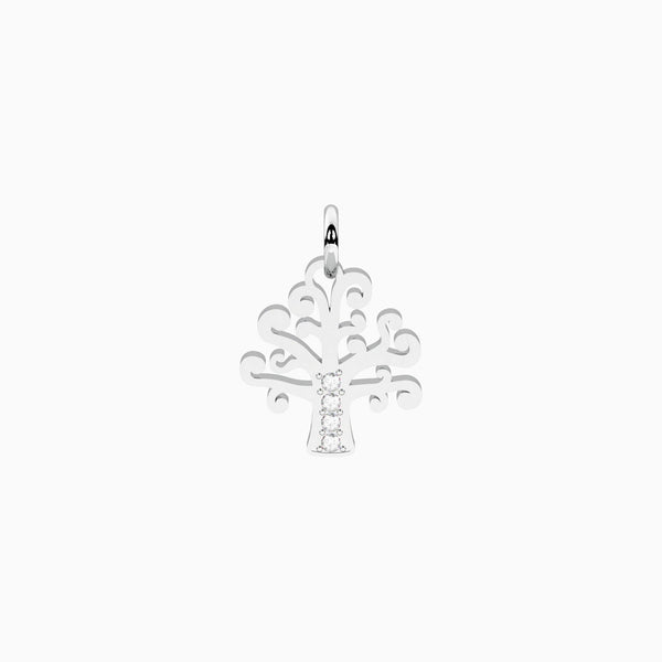 Ciondolo a forma di albero della vita con cristalli Albero