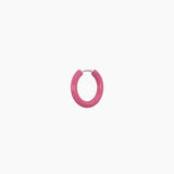 Orecchino componibile a cerchio rosa Only fun