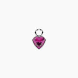Ciondolo a cuore rosa per orecchini Energia | love