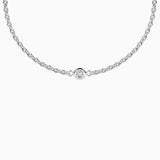 Bracciale con diamante lab-grown e chiusura non-reversibile Diamante