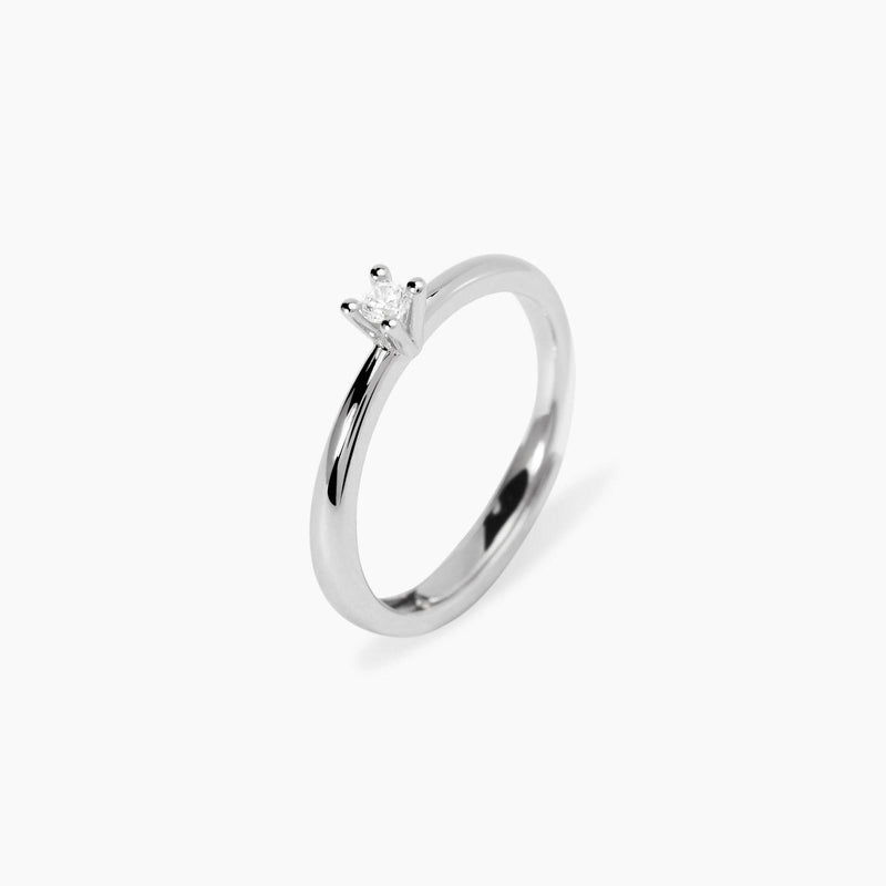Anello solitario con diamante lab-grown My Diamond
