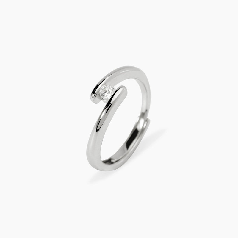 Anello solitario con diamante lab-grown My Diamond