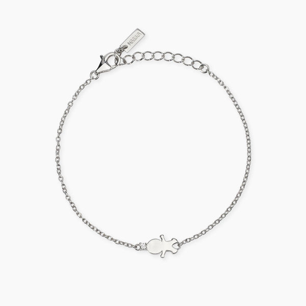 Bracciale con simbolo bimbo con diamante lab-grown My Diamond