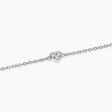 Bracciale con cuore in diamanti lab-grown My Diamond