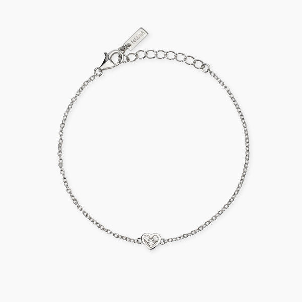 Bracciale con cuore in diamanti lab-grown My Diamond
