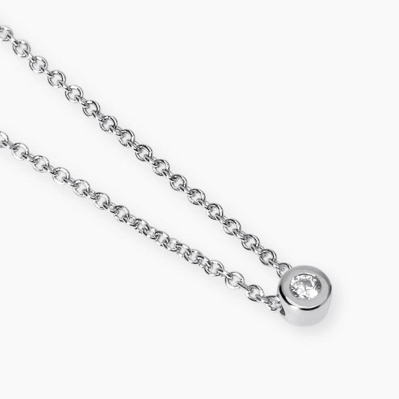 Girocollo con punto luce in diamante lab-grown My Diamond