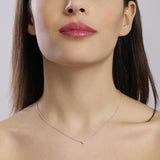 Girocollo con punto luce in diamante lab-grown My Diamond