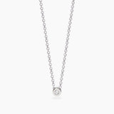 Girocollo con punto luce in diamante lab-grown My Diamond