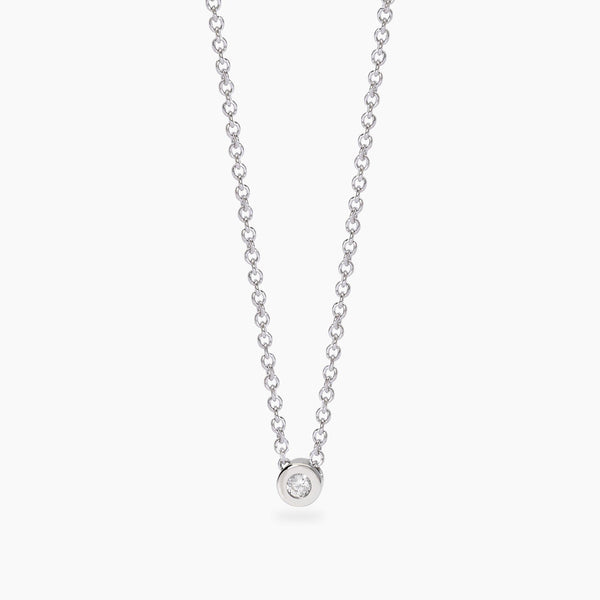 Girocollo con punto luce in diamante lab-grown My Diamond