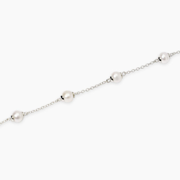 Bracciale in argento con perle coltivate C'ERA UNA VOLTA