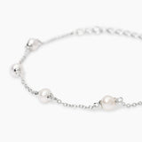 Bracciale in argento con perle coltivate C'ERA UNA VOLTA
