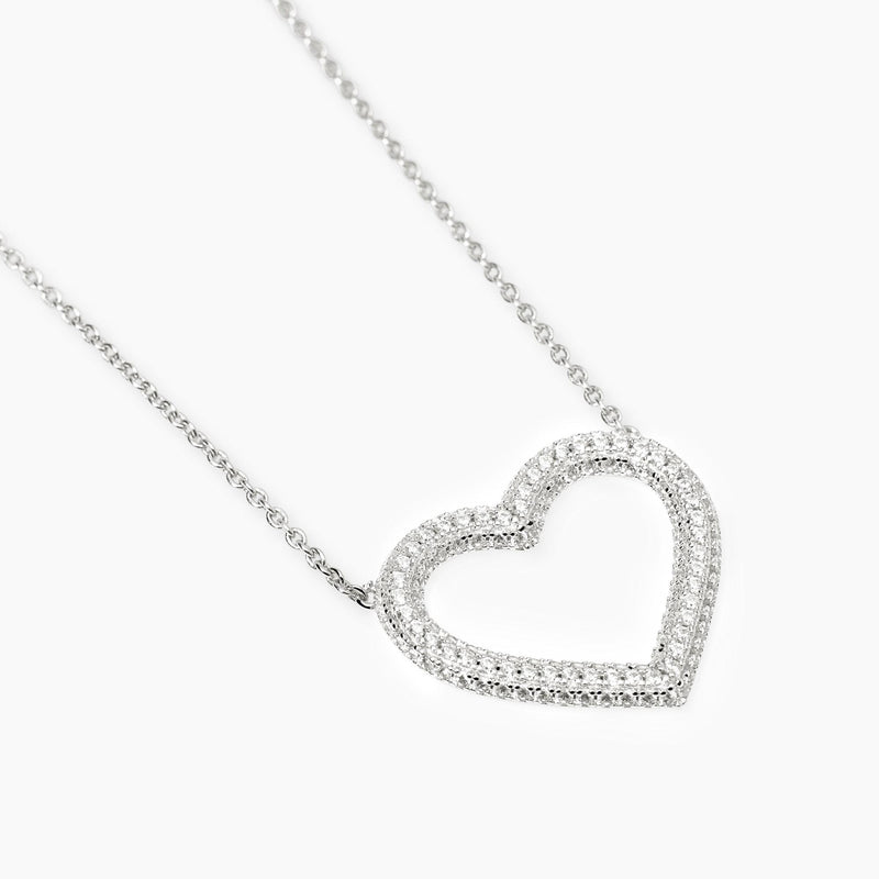 Girocollo con cuore in zirconi VERA