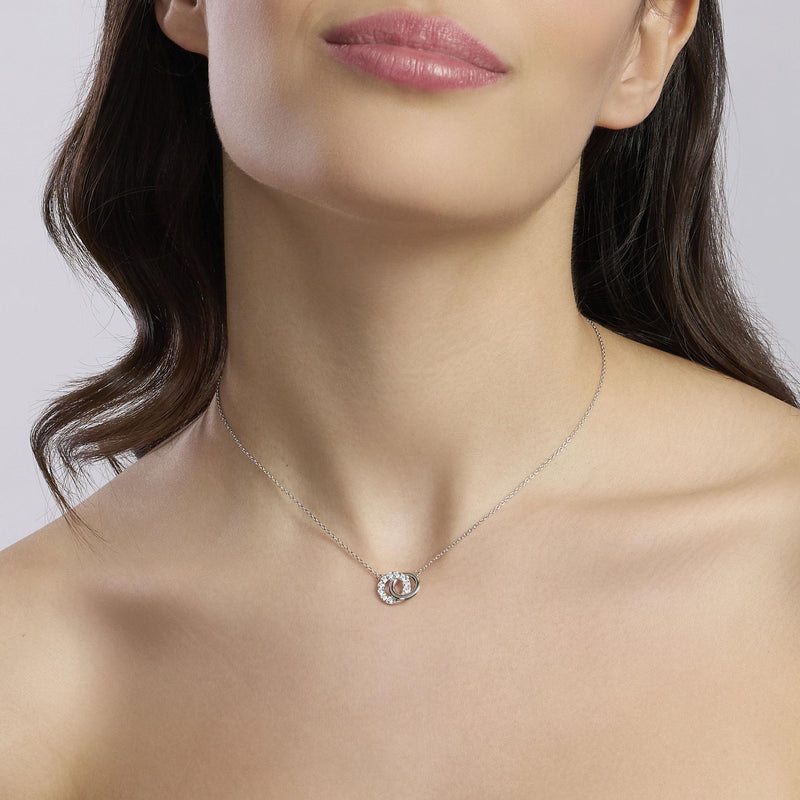 Girocollo doppio cerchio INCASTRO PERFETTO