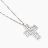 Girocollo con croce in zirconi SAVE THE QUEEN