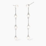 Orecchini pendenti con perle coltivate C'ERA UNA VOLTA