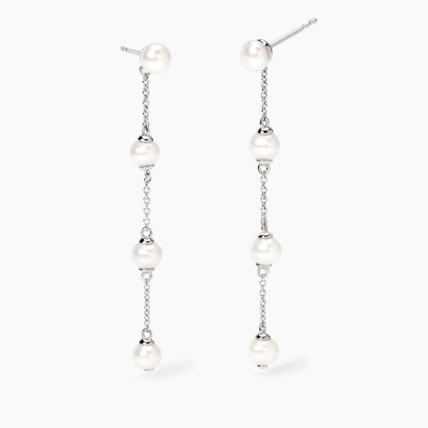 Orecchini pendenti con perle coltivate C'ERA UNA VOLTA