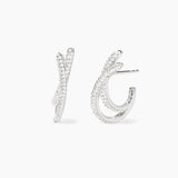 Orecchini in argento e zirconi NUVOLA