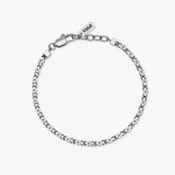 Bracciale uomo in acciaio con catena fancy Style 35