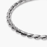 Bracciale uomo in acciaio con catena cardano Style 34