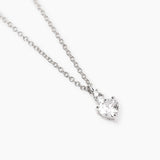Girocollo con pendente con zirconi taglio cuore ROUGE